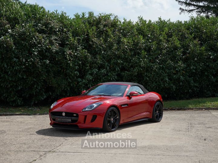 Jaguar F-Type Cabriolet V8 S 495 Ch - 920 €/mois - Caméra, Meridian Surround 770 W, Sièges Ch., Accès Sans Clé ... - Etat EXCEPTIONNEL - Rév. 11/2024 - Gar. 12 Mois - 2