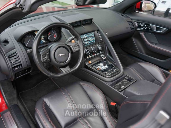 Jaguar F-Type Cabriolet V8 S 495 Ch - 920 €/mois - Caméra, Meridian Surround 770 W, Sièges Chauffants, Accès Sans Clé, ... - Etat EXCEPTIONNEL - Gar. 12 Mois - 20