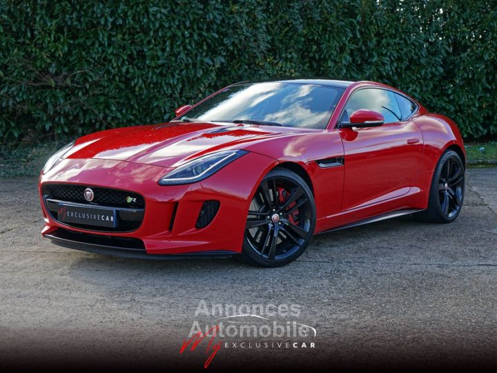 Jaguar F-Type V8 R 550 Ch - 860 €/mois - Toit Pano, Meridian 380 W, Sièges Chauffants, Accès Sans Clé, ... - Carnet JAGUAR - Révisée 2024 - 1