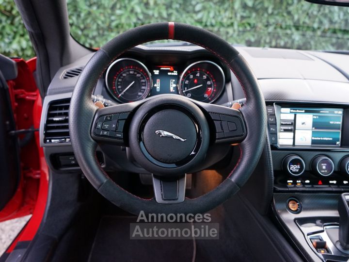 Jaguar F-Type V8 R 550 Ch - 860 €/mois - Toit Pano, Meridian 380 W, Sièges Chauffants, Accès Sans Clé, ... - Carnet JAGUAR - Révisée 2024 - 26