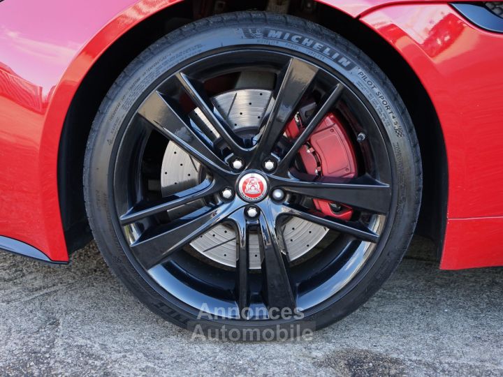 Jaguar F-Type V8 R 550 Ch - 860 €/mois - Toit Pano, Meridian 380 W, Sièges Chauffants, Accès Sans Clé, ... - Carnet JAGUAR - Révisée 2024 - Garantie 12 Mois - 13