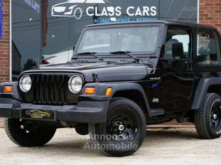 Jeep Wrangler 2.5i Sport 4X4 CABRIOLET ATT-REMORQUE - - 1