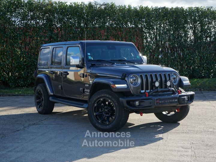 Jeep Wrangler (IV) UNLIMITED 2.0i Turbo 272 Ch OVERLAND - Origine France - Malus Payé - Entretien 100% JEEP - Dual Top Premium - Gar. Possible Jusqu'à 36 Mois - 7