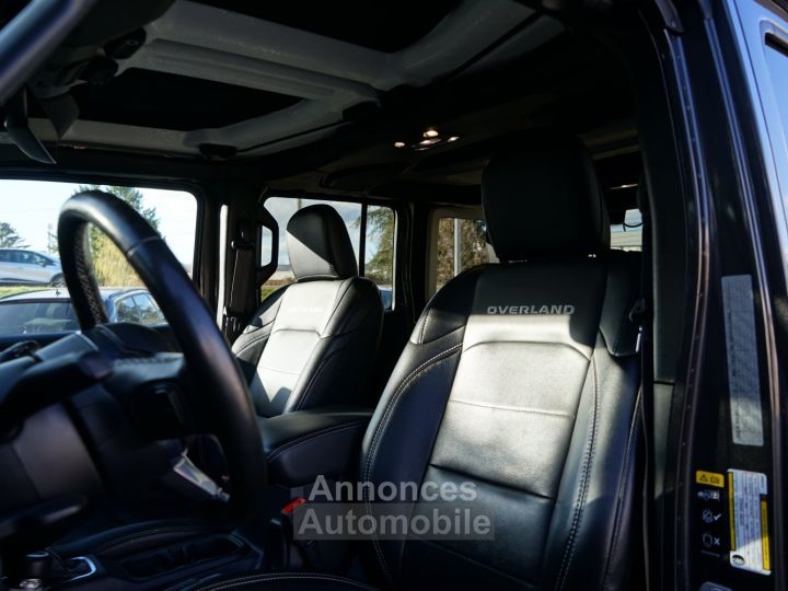 Jeep Wrangler (IV) UNLIMITED 2.0i Turbo 272 Ch OVERLAND - Origine France - Malus Payé - Entretien 100% JEEP - Dual Top Premium - Gar. Possible Jusqu'à 36 Mois - 13