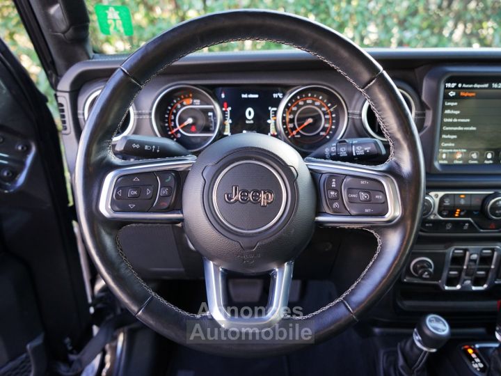 Jeep Wrangler (IV) UNLIMITED 2.0i Turbo 272 Ch OVERLAND - Origine France - Malus Payé - Entretien 100% JEEP - Dual Top Premium - Gar. Possible Jusqu'à 36 Mois - 17