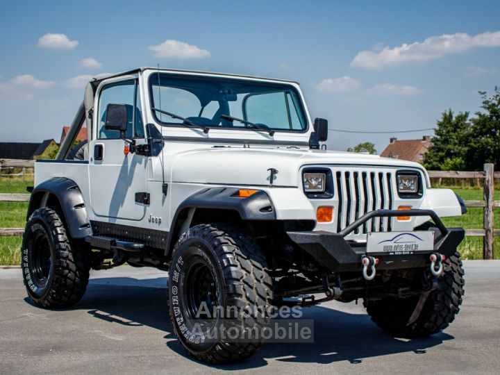 Jeep Wrangler YJ 4.2 4X4 Automaat SOFT TOP - OLDTIMER - LED KOPLAMPEN - BLAUPUNKT - ACHTERBANK - 5