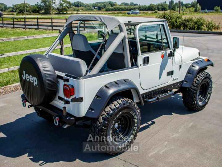 Jeep Wrangler YJ 4.2 4X4 Automaat SOFT TOP - OLDTIMER - LED KOPLAMPEN - BLAUPUNKT - ACHTERBANK - 12