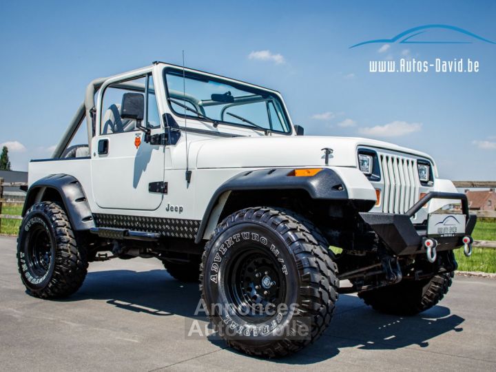 Jeep Wrangler YJ 4.2 4X4 Automaat SOFT TOP - OLDTIMER - LED KOPLAMPEN - BLAUPUNKT - ACHTERBANK - 30