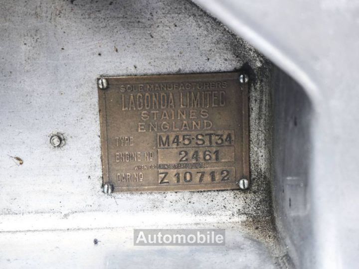 Lagonda M45 4.5 Litre M 45 R Rapide - 26