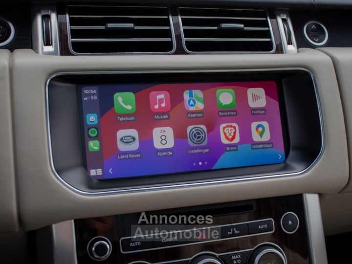 Land Rover Range Rover LG 3.0 TDV6 - HISTORIEK - NIEUWSTAAT - ZETELVENTILATIE - 360° - STUURWIELVERWARMING - APPLE CARPLAY - 22