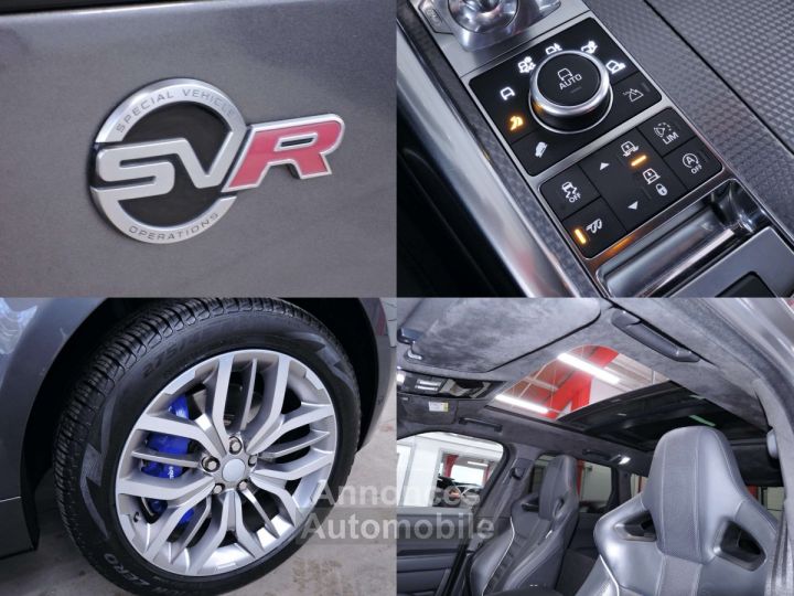 Land Rover Range Rover Sport 5.OV8 SVR 551CV FACE LIFT UTILITAIRE TVA 1OO% - 9
