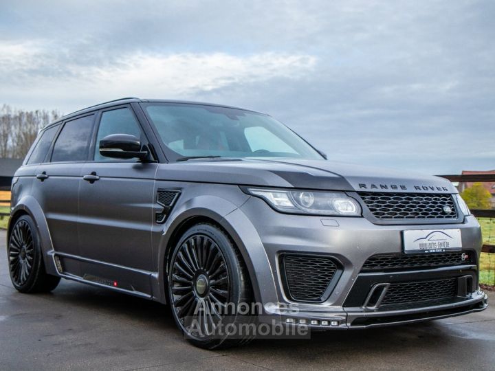 Land Rover Range Rover Sport SVR Mansory 5.0 V8 Supercharged 550PK 4X4 - LICHTE VRACHT - PANO DAK - MERIDIAN - TREKHAAK - LUCHTVERING - 3