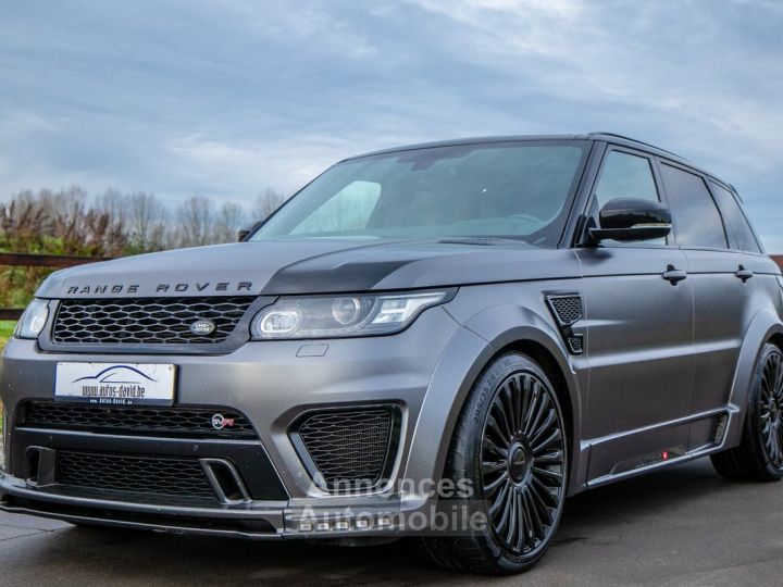 Land Rover Range Rover Sport SVR Mansory 5.0 V8 Supercharged 550PK 4X4 - LICHTE VRACHT - PANO DAK - MERIDIAN - TREKHAAK - LUCHTVERING - 5