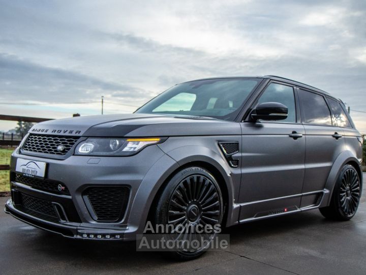 Land Rover Range Rover Sport SVR Mansory 5.0 V8 Supercharged 550PK 4X4 - LICHTE VRACHT - PANO DAK - MERIDIAN - TREKHAAK - LUCHTVERING - 47