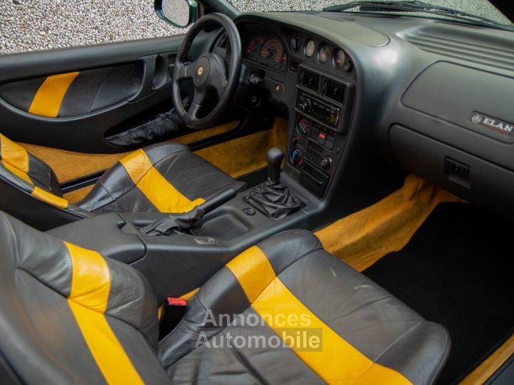 Lotus Elan M100 1.6i Turbo 16V Cabrio - OLDTIMER - LEDER - ELEKTR. RAMEN - AZEV VELGEN - 18