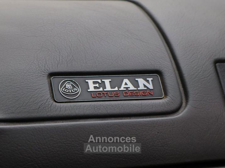 Lotus Elan M100 1.6i Turbo 16V Cabrio - OLDTIMER - LEDER - ELEKTR. RAMEN - AZEV VELGEN - 28