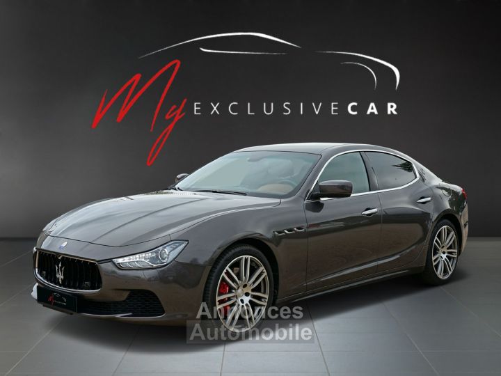 Maserati Ghibli V6 S Q4 - 1ère Main MASERATI Lyon - Pack Sport + Business + Premium + Confort + Carbone - Révisée 11/2023 - Gar. 12 Mois - 1