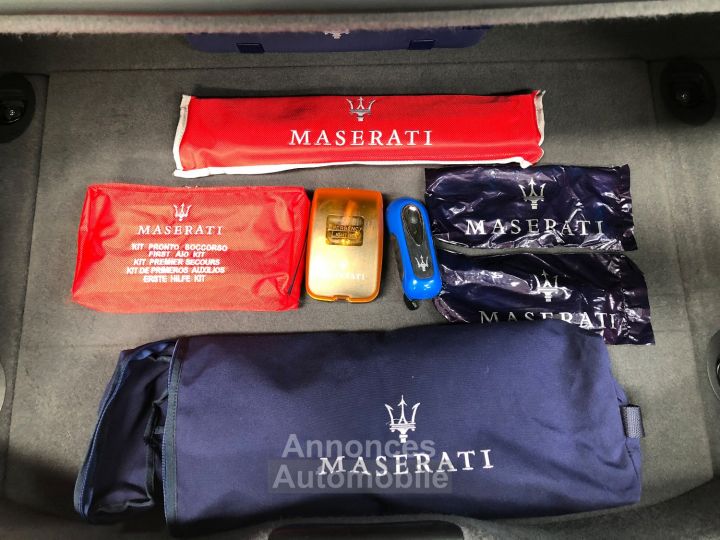Maserati GranTurismo 4.7 S BVR F1 - Pack Carbone MC Sport Line - Origine France - Révisée 04/2024 - Embrayage 49% - PARFAIT Etat - Garantie 12 Mois - 44