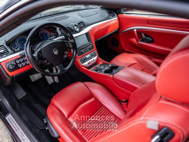 Maserati GranTurismo 4.7 S BVR - Garantie 12 Mois - Carnet Complet Et à Jour (révision Sera Faite Pour La Vente) - Très Bon Etat - Intérieur Cuir Rouge - 17