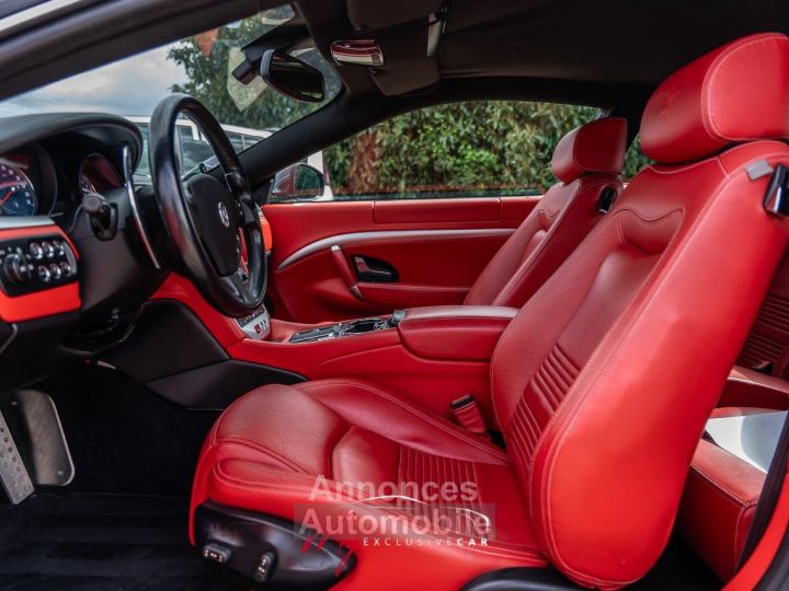 Maserati GranTurismo 4.7 S BVR - Garantie 12 Mois - Carnet Complet Et à Jour (révision Sera Faite Pour La Vente) - Très Bon Etat - Intérieur Cuir Rouge - 20