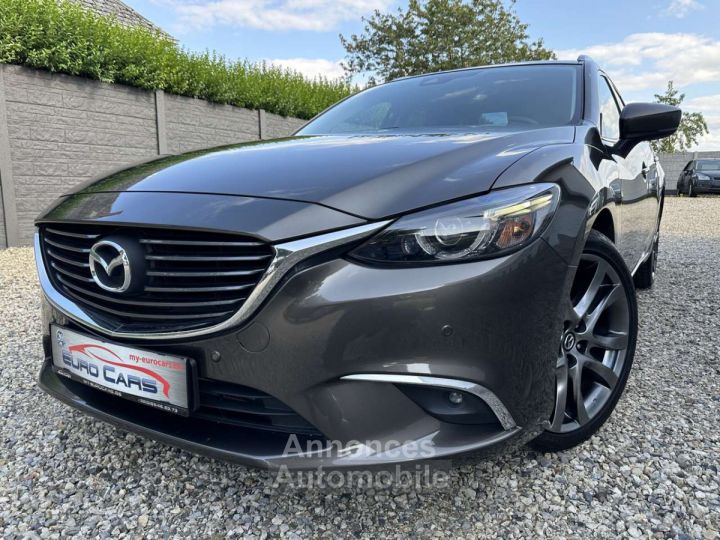 Mazda 6 2.2 D Skycruis BTE-AUTO-NAVI-CUIR-OPENDAK-XENON - 1