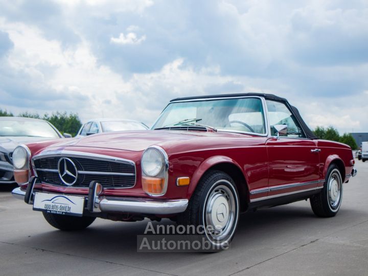 Mercedes 280 SL Pagoda Automaat - OLDTIMER - HISTORIEK - CABRIO - LEDER - RADIO - 3