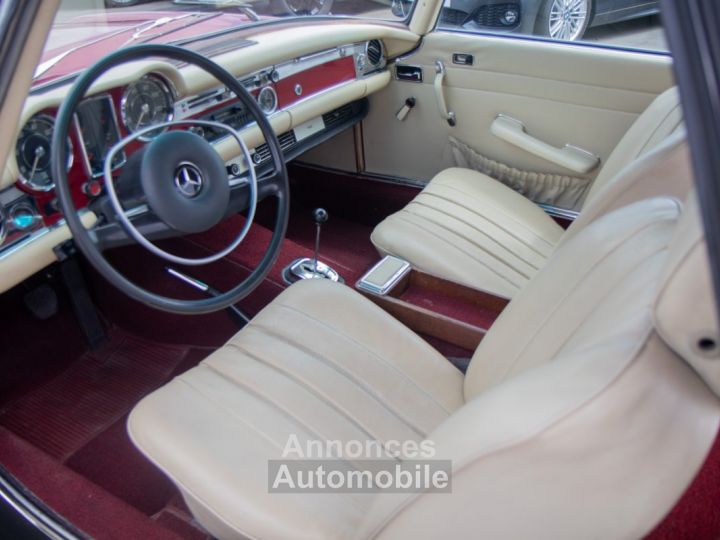 Mercedes 280 SL Pagoda Automaat - OLDTIMER - HISTORIEK - CABRIO - LEDER - RADIO - 11