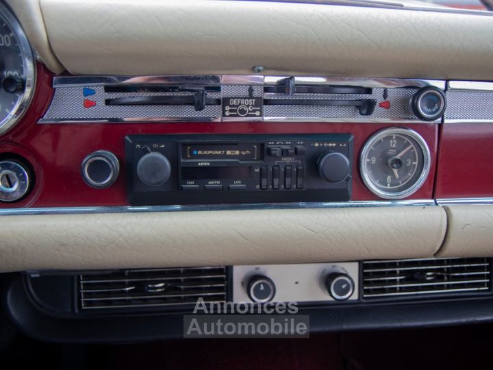 Mercedes 280 SL Pagoda Automaat - OLDTIMER - HISTORIEK - CABRIO - LEDER - RADIO - 19