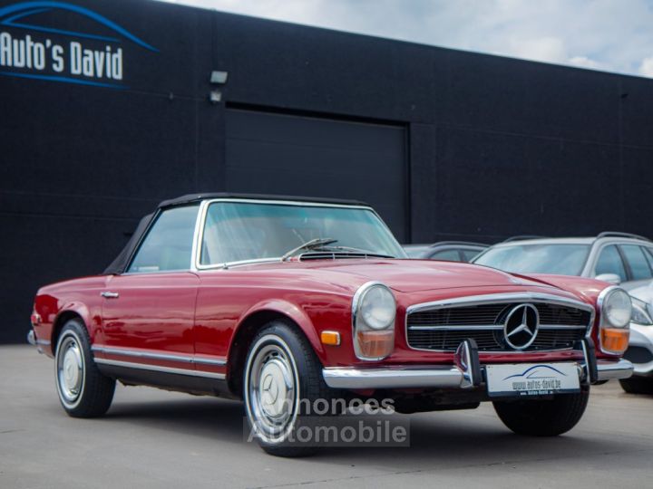 Mercedes 280 SL Pagoda Automaat - OLDTIMER - HISTORIEK - CABRIO - LEDER - RADIO - 27