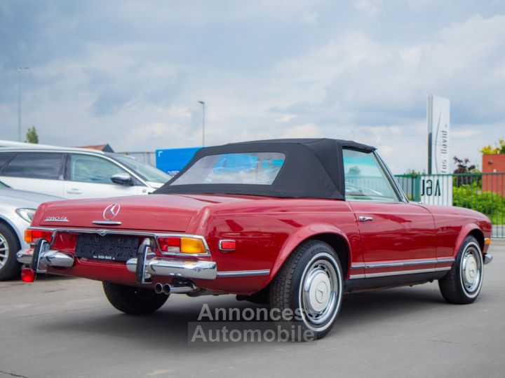 Mercedes 280 SL Pagoda Automaat - OLDTIMER - HISTORIEK - CABRIO - LEDER - RADIO - 28