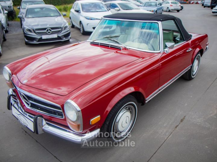 Mercedes 280 SL Pagoda Automaat - OLDTIMER - HISTORIEK - CABRIO - LEDER - RADIO - 29