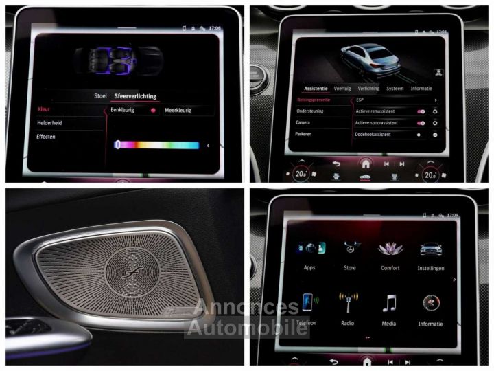 Mercedes Classe C 180 AMG Line - PANO DAK - 360°CAMERA - MEMORY - BURMESTER - - 17