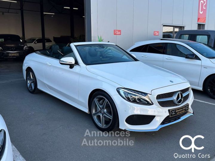 Mercedes Classe C 180 CABRIO PACK AMG BOITE AUTO FEUX LED 1ER PROPRIO - 4