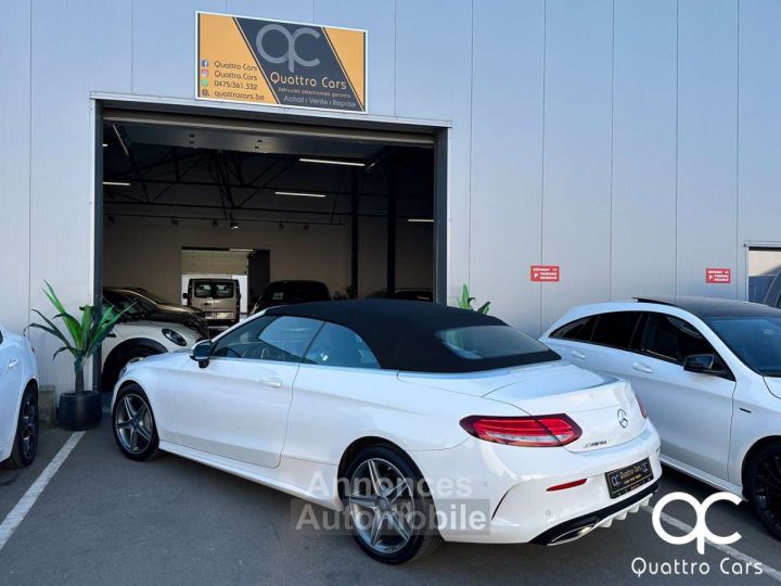 Mercedes Classe C 180 CABRIO PACK AMG BOITE AUTO FEUX LED 1ER PROPRIO - 9