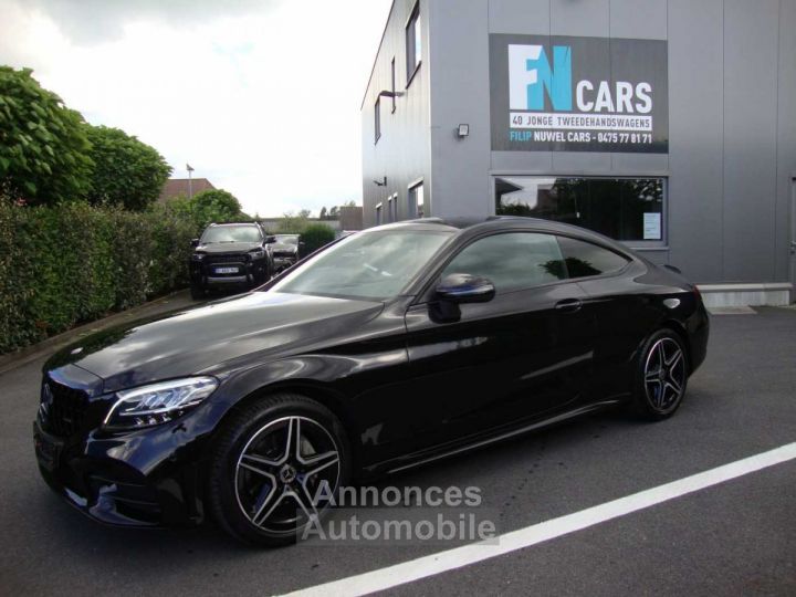 Mercedes Classe C 180 Coupe, benzine, aut, full AMG, 2019, PANODAK,leder - 1