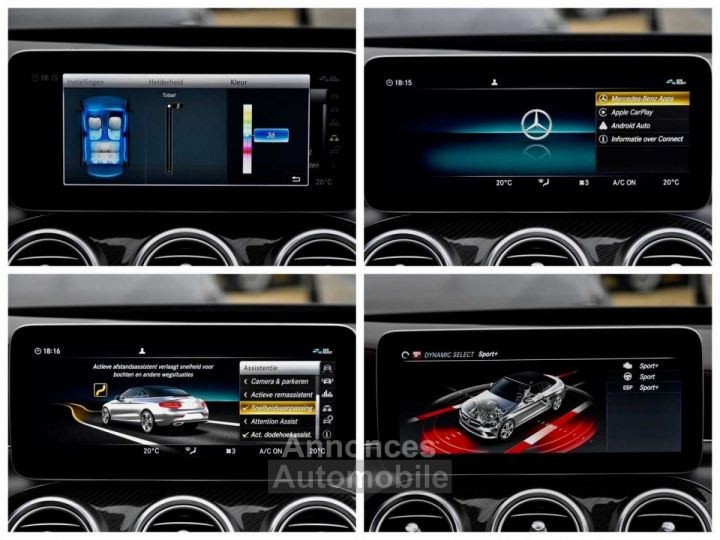 Mercedes Classe C 220 Cabriolet d 4-Matic AMG Line - DISTRONIC - MEMORY - FULL - 13