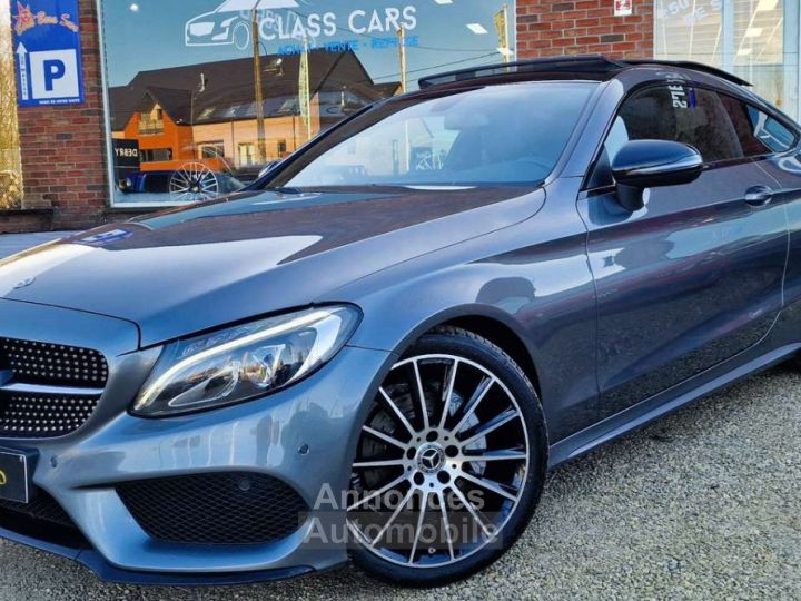 Mercedes Classe C 220 COUPE PACK AMG PANO Bte AUTO FULL LED CAMERA EU6b - 1