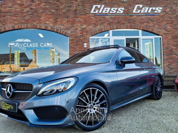 Mercedes Classe C 220 COUPE PACK AMG PANO Bte AUTO FULL LED CAMERA EU6b - 26