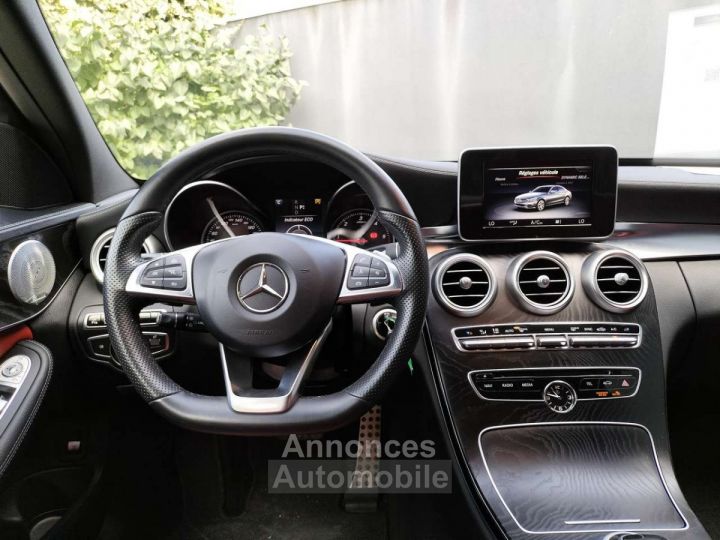 Mercedes Classe C 250 d FULL LED CUIR PACK AMG BOITE AUTO GPS - 14