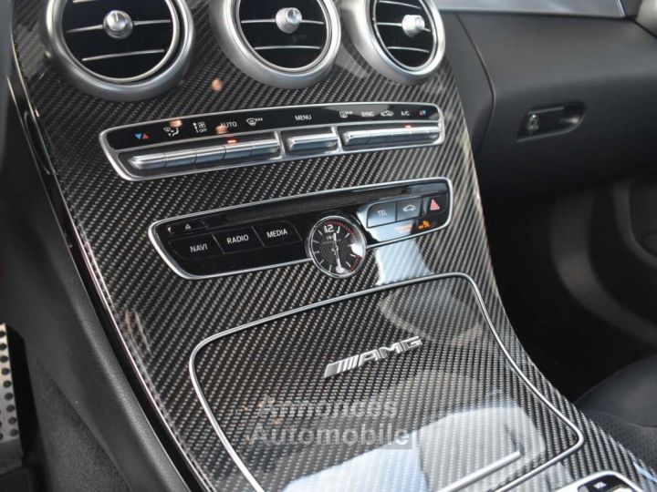 Mercedes Classe C 63 AMG S Burmester Sport exhaust HUD 360° Carbon - 14