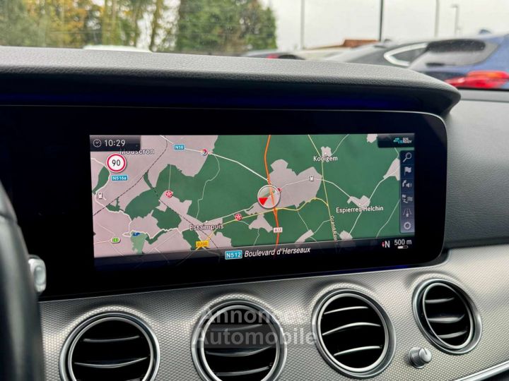 Mercedes Classe E 200 Caméra 360 Burmester Sg chauff Carplay - 21