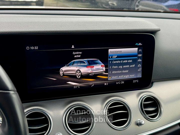 Mercedes Classe E 200 Caméra 360 Burmester Sg chauff Carplay - 31