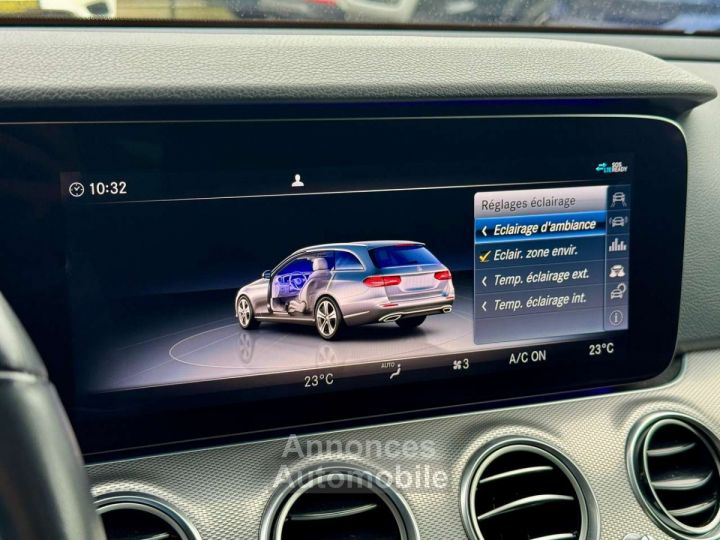 Mercedes Classe E 200 Caméra 360 Burmester Sg chauff Carplay - 32