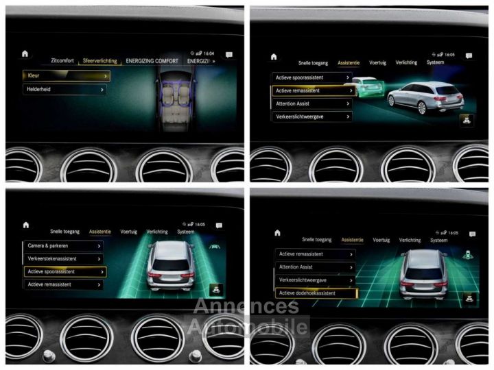 Mercedes Classe E 220 AMG - 4-Matic - PANO DAK - DISTRONIC - MEMORY - AIR-MATIC - 14