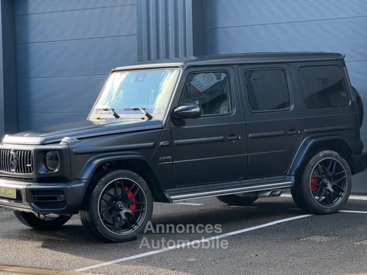 Mercedes Classe G Mercedes Classe G G63 AMG - LOA 1634 Euros Par Mois - Immat France Malus Payé - Peinture Noir Mat - Attelage - TO - Pack Carbone - Burmester - 3