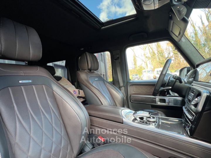 Mercedes Classe G Mercedes Classe G G63 AMG - LOA 1634 Euros Par Mois - Immat France Malus Payé - Peinture Noir Mat - Attelage - TO - Pack Carbone - Burmester - 11