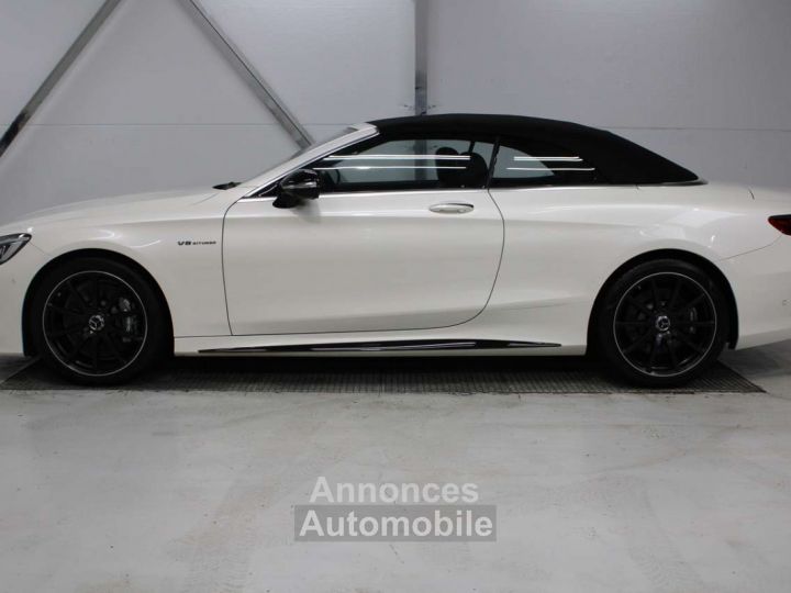 Mercedes Classe S 63 AMG Cabriolet 4-Matic ~ Burmester Night Vision Top - 10