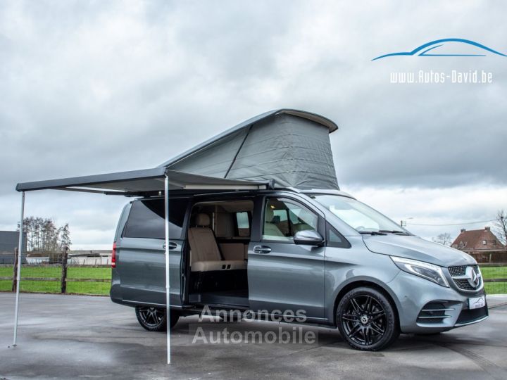 Mercedes Classe V V-Klasse Marco Polo Camper 2.0 4-Matic AMG-LINE - 4 BEDDEN - KEUKEN - DOUCHE - APPLE CARPLAY - PANO DAK - ADAPT. CRUISECONTROL - 8