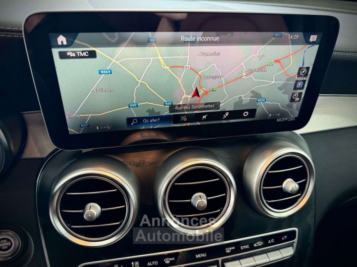 Mercedes GLC Coupé 200 d AMG-LINE 1ERPRO CUIR CAMERA CARPLAY TVA - 14