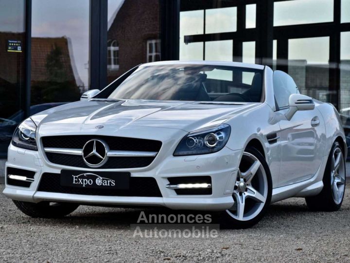 Mercedes SLK 200 AMG LINE - PANO DAK - XENON - LEDER - GPS - CRUISE - PDC - - 1